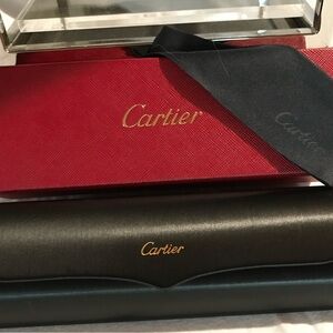 Cartier Red and Black Eyewear Case